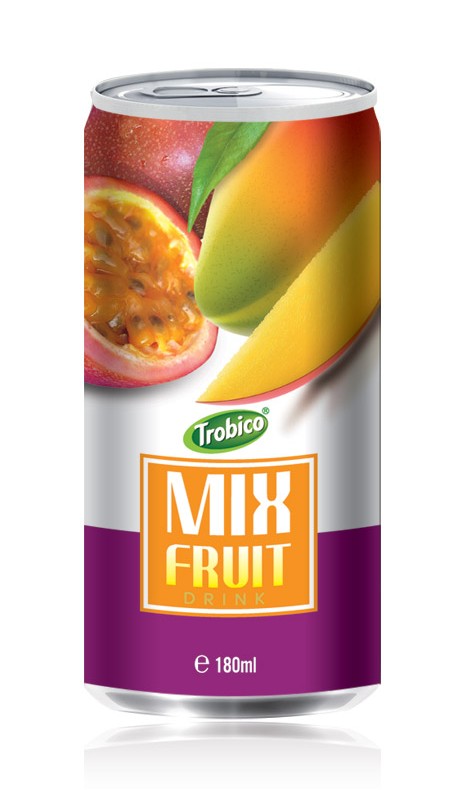 523 Trobico mix fruit drink alu can 180ml